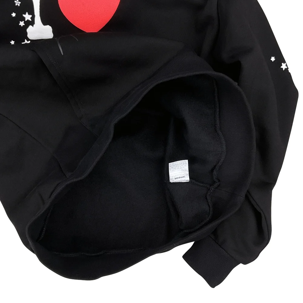 Sp5der NYC I Love Sp5der Souvenir Pullover Hoodie Black | Spider Worldwide - Picture 4 of 5